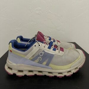 On Cloudvista Heather Rhubarb Missiongrip Trail Running Shoes Womens 8 64.98271